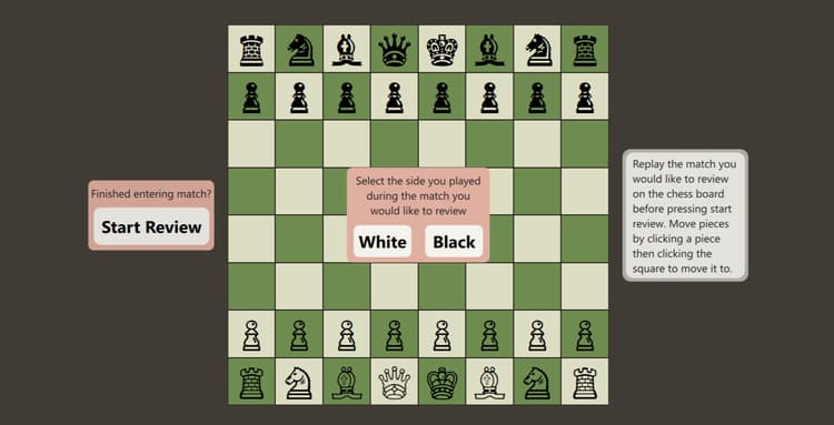 Chess match analyser (C++)